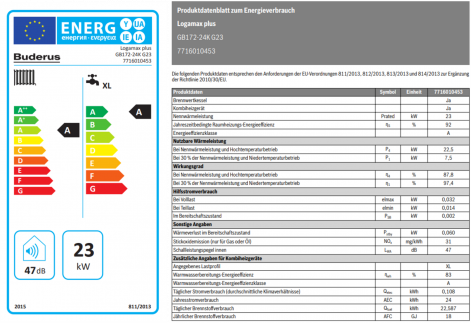 Gasbrennwert Logamax plus GB172 Datenblatt