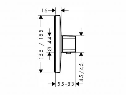 Badarmaturen Ecostat E maß