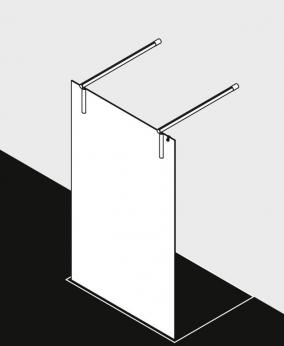 Duschwand WALK-IN XS 
