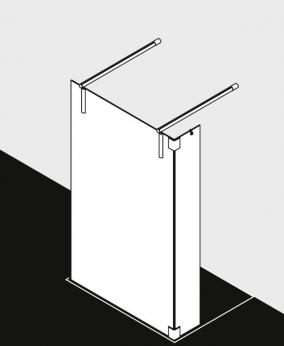 Duschwand WALK-IN XS 