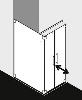 Duschwand WALK-IN XS 