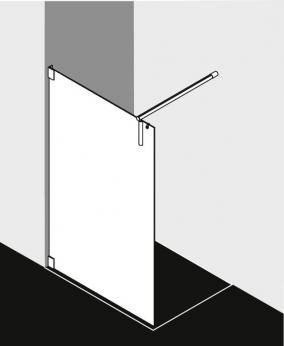 Duschwand WALK-IN XS 