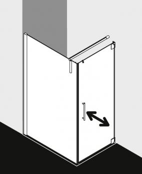Duschwand WALK-IN XS 