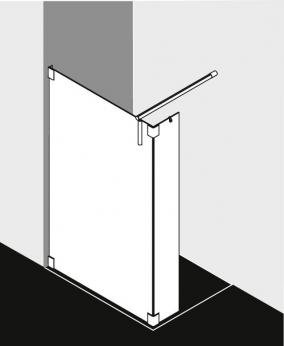 Duschwand WALK-IN XS 