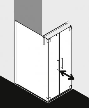 Duschwand WALK-IN XS 