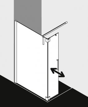 Duschwand WALK-IN XS 