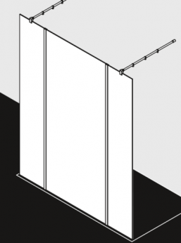 Duschwand WALK-IN XB