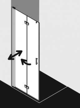Duschwand WALK-IN