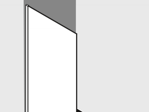 Duschwand WALK-IN