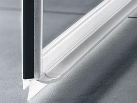 Glasduschwand Detail