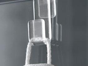 Glasduschwand Detail