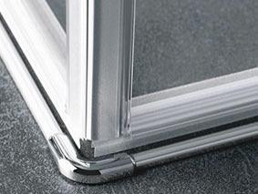 Glasduschwand Detail
