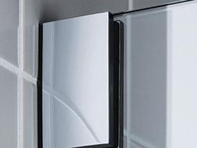 Glasduschwand Detail