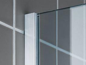 Glasduschwand Detail